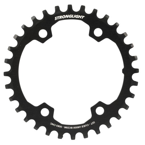 Picture of Stronglight Chainring Shimano Cues U6000 - Narrow Wide | 96BCD | 52mm - 1x9/10/11-speed - black