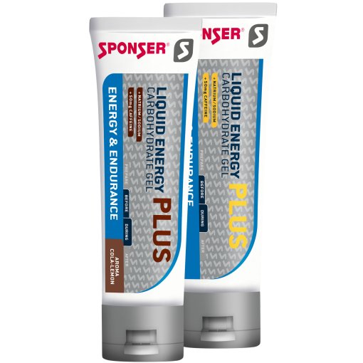 Foto de SPONSER Gel de Carbohidratos con Cafeína - Liquid Energy Plus - Tubo - 70g