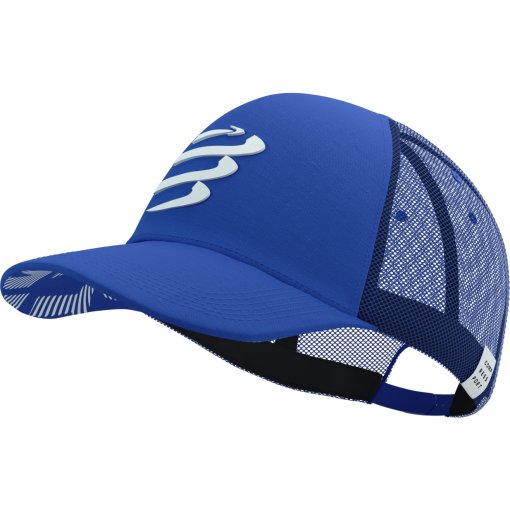 Photo produit de Compressport Casquette - Trucker - dazzling blue/white