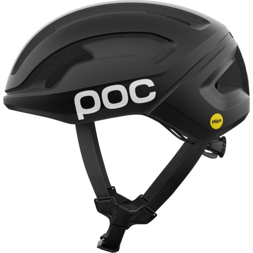 Productfoto van POC Omne Air MIPS Helm - 8879 Uranium Black Matt/Hydrogen White with Logo