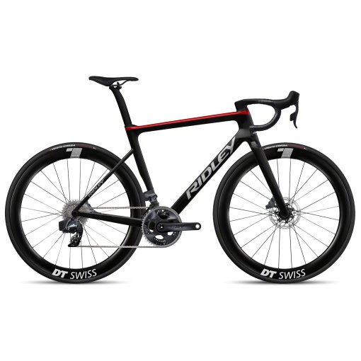 Immagine prodotto da Ridley FALCN RS - Bici da corsa in carbonio - 2026 - Black / Candy Red - Red AXS / DT Swiss / Vittoria