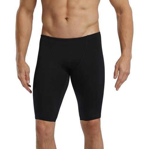 Foto de TYR Bañador Jammer Hombre - Solid Large Logo Durafast Elite® - negro