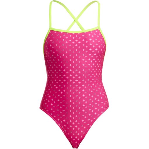 Zdjęcie: Funkita Strapped In Eco Jednoczęściowy strój kąpielowy dla kobiet - Pink Proton
