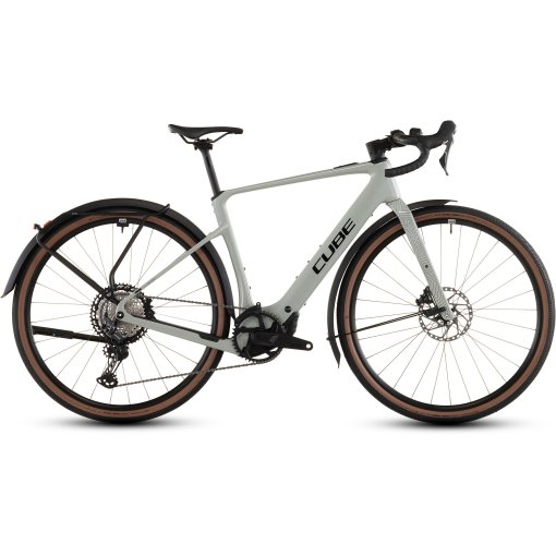 Immagine prodotto da CUBE Bici Elettrica Gravel Carbonio - NUROAD HYBRID C:62 Race 400X FE - 2026 - reedbeige / black