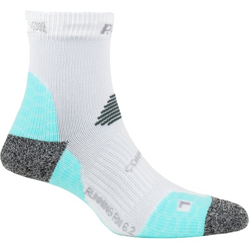 Produktbild von P.A.C. Original RN 6.2 Running Reflective Pro Mid Compression Socken Herren - White/Mint