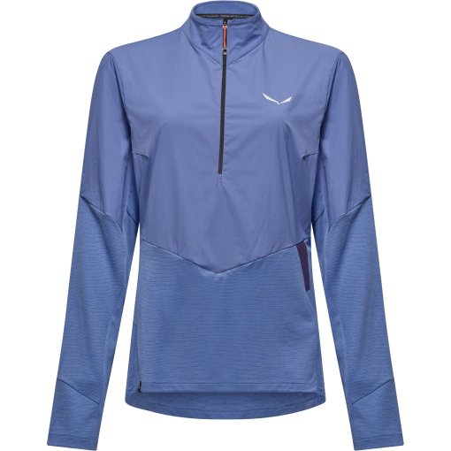 Foto de Salewa Camiseta de Manga Larga Mujer - Pedroc Dry Wind Half Zip - morning blue 3150