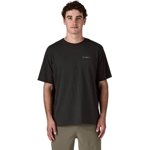 Photo produit de Patagonia Flying Fish Responsibili-T-shirt pour hommes - Ink Black