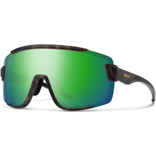 Produktbild von Smith Wildcat ChromaPop Polarized Brille - Matte Tortoise - Green Mirror | Clear
