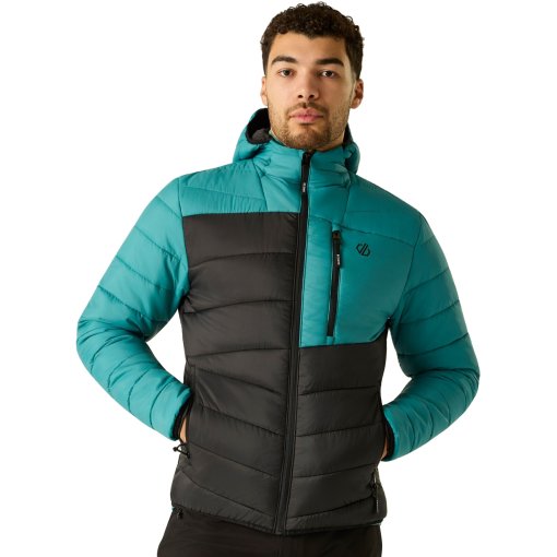Foto de Dare 2b Aero Fuse Padded Chaqueta de hombre - ZFH Teal/Black