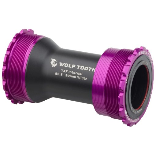 Foto de Wolf Tooth Pedalier - Internal | T47-85.5/92-30 - ultraviolet purple