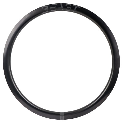 Foto de Beast Components Llanta - GR40 - 28&quot; | Carbon | Hookless | Disc - 24 Agujeros | UD black