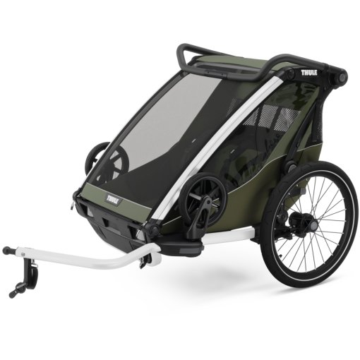 Picture of Thule Chariot Lite Double - Bike Trailer for 2 Kids - vintage green