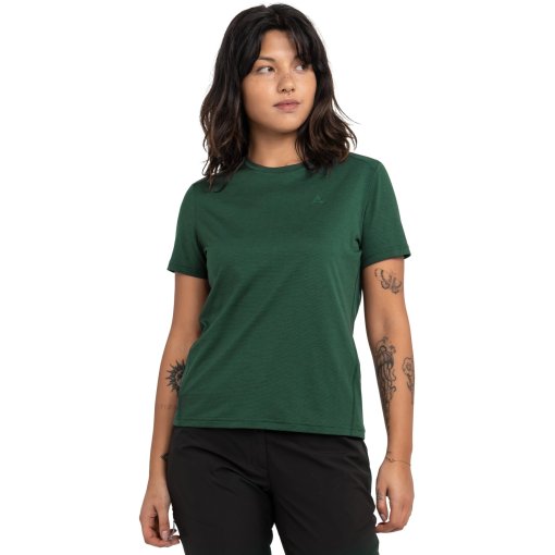 Photo produit de Schöffel T-Shirt Femme - CIRC Tauron - dark jade 6965