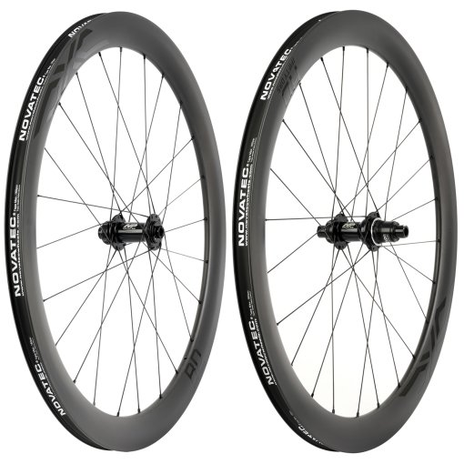 Immagine prodotto da DXC x Novatec®Set di Ruote - RD/FIFTY DRS - 28&quot; | Carbonio | Centerlock - 12x100mm | 12x142mm - XDR