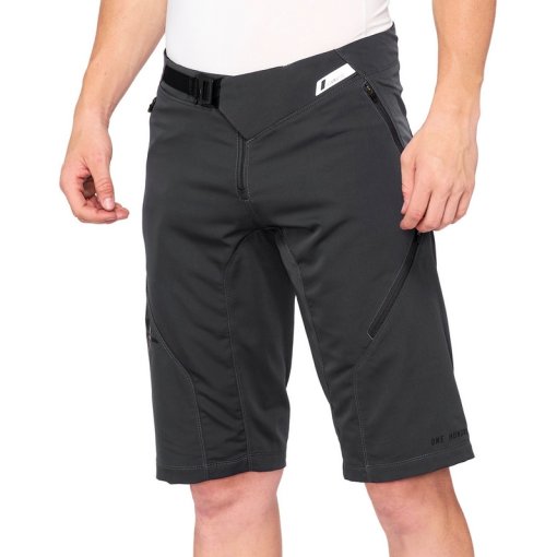 Foto de 100% Pantalones Cortos Ciclismo Hombre - Airmatic - charcoal