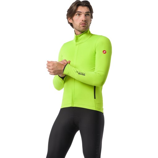 Kuva tuotteesta Castelli Alpha 150 Miesten takki - electric lime/black 383