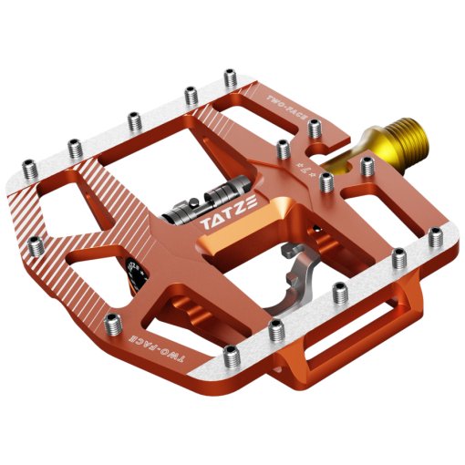 Picture of Tatze TWO-FACE² TI Combi Pedals - orange
