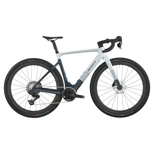 Photo produit de SCOTT SOLACE GRAVEL 20 - vélo électrique Gravel carbone - 2027 - squid blue / beluga grey