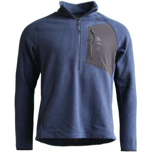 Picture of Zimtstern Zlinez Fleece Halfzip Pullover Men - Dark Navy