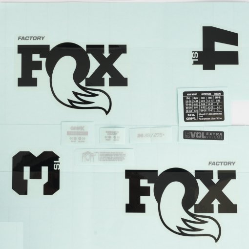 Kuva tuotteesta FOX Tarrasarja 34 SL-Joustohaarukka (2026) varten - 803-04-269 | Factory | Shiny Orange | Black Logo