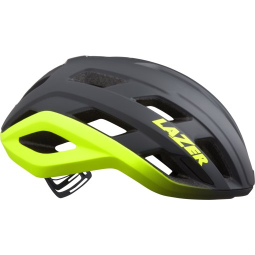 Foto de Lazer Casco Bicicleta Carretera - Strada KinetiCore - matte dark grey flash yellow