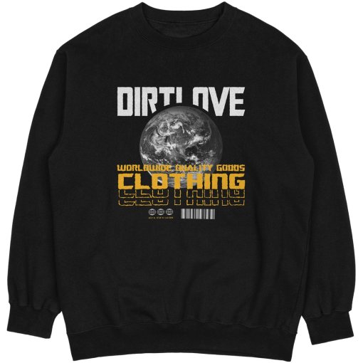 Produktbild von Dirt Love Gamble Crewneck Pullover Herren - schwarz