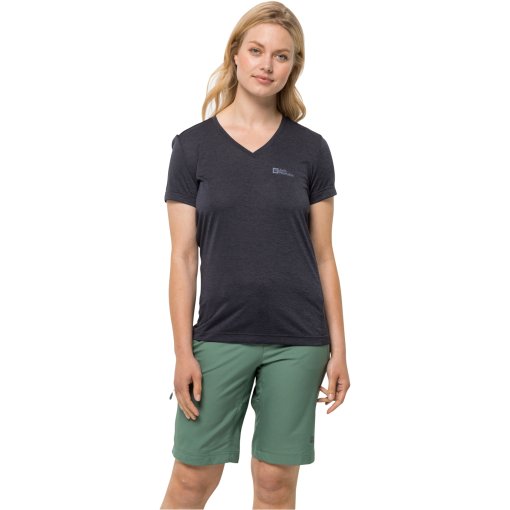 Immagine prodotto da Jack Wolfskin Maglietta Donna - Crosstrail - graphite