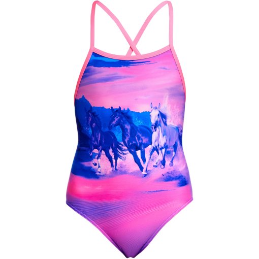 Produktbild von Funkita Tie Me Tight Eco Badeanzug Mädchen - Ride Time