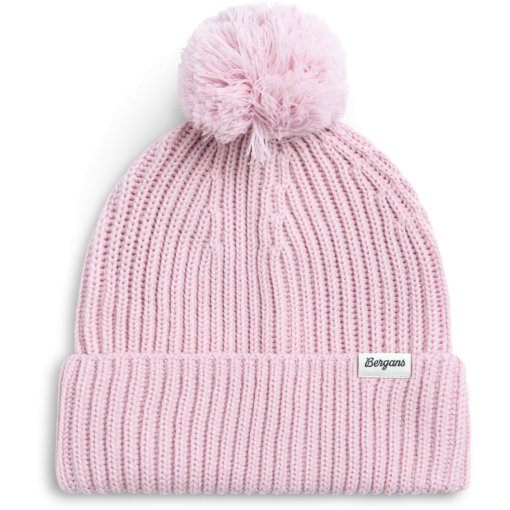 Slika izdelka Bergans Vega Pom Wool Pletena kapa za ženske - faded pink