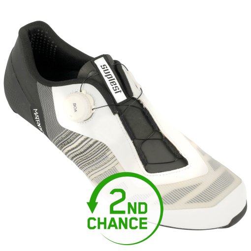 Image of Suplest Road Pro 30.8 Road Shoes - white/black 01.078. - 2nd Choice