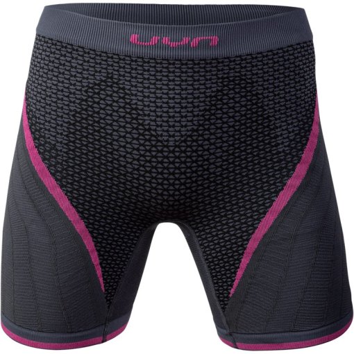 Foto de UYN Alpha Running Pantalones Cortos Mujer - Rain/Anthracite/Raspberry