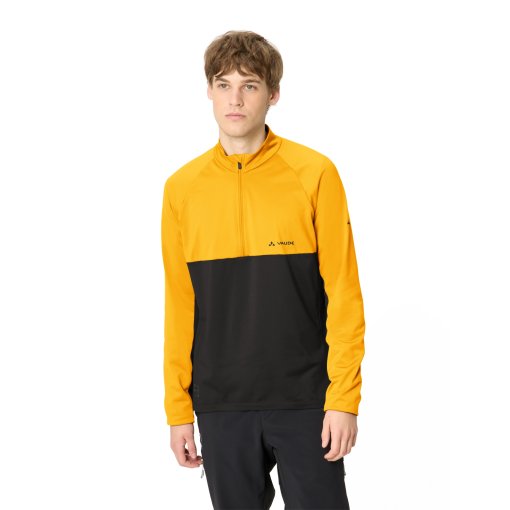 Produktbild von Vaude Qimsa Halfzip Langarmshirt Herren - saffron