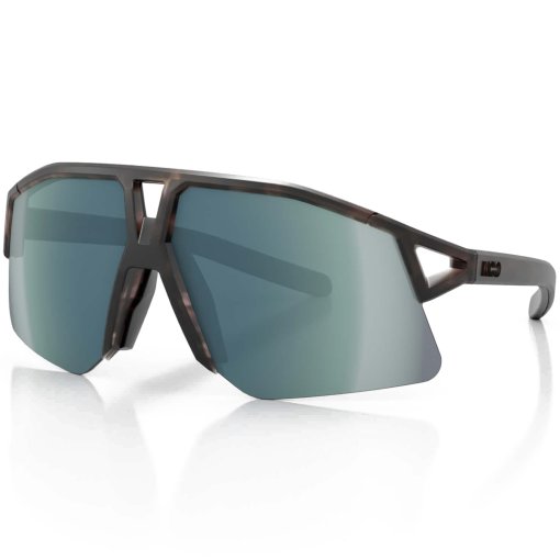 Picture of KOO Hype Sunglasses - Havana Matt - Petrol Mirror