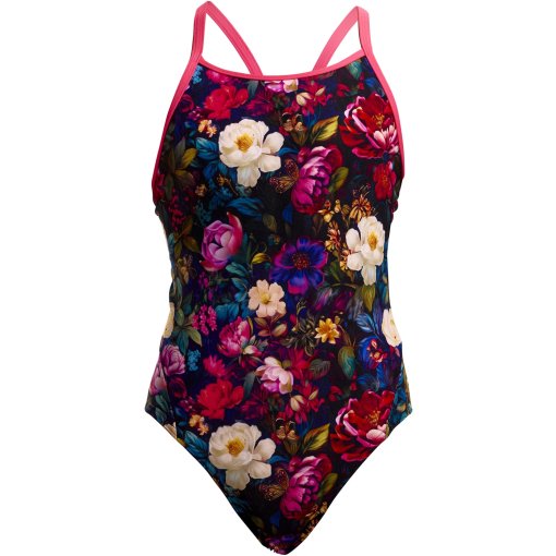 Photo produit de Funkita Diamond Back Eco Maillots de bain une pièce pour filles - Bed Of Roses