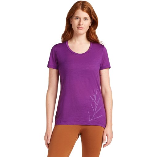 Foto de Icebreaker Camiseta Mujer - Merino 150 Tech Lite Scoop Panax - Passion