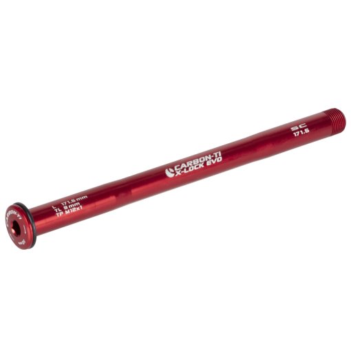 Foto de Carbon-Ti X-Lock EVO Eje pasante - 12x148mm Boost - M12x1.0mm - Longitud 178.5mm - rojo