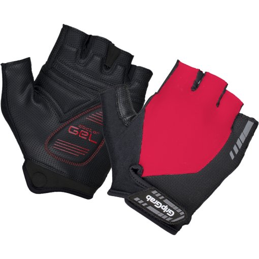 Foto de GripGrab Guantes Cortos Acolchados - ProGel - Rojo