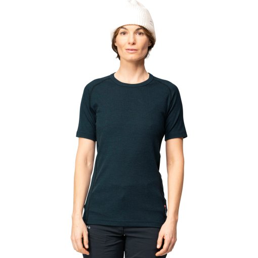 Productfoto van Devold Lauparen Merino 190 Base T-shirt dames - 284A Ink