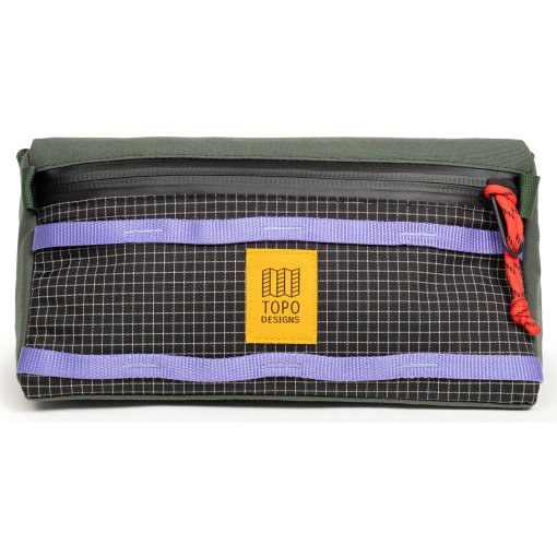 Foto de Topo Designs Bike Bag Bolsa para el manillar - 3L - Very Peri/Forest