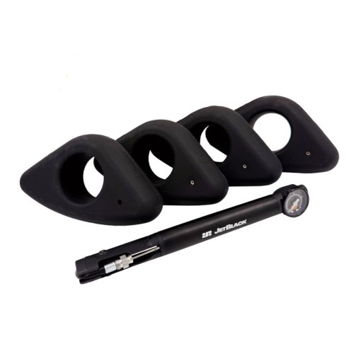 Photo produit de JetBlack Freedom Pieds gonflables pour balancelle – Ronds (lot de 4) - noir