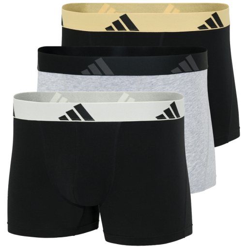 Produktbild von adidas Sports Underwear Active Flex Cotton Boxershorts kurz Herren - 3er Pack - 915 assorted
