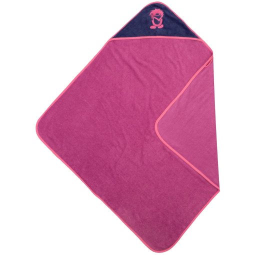 Produktbild von Trollkids Sandefjord Strandtuch Kinder - Mallow Pink/ Violet Blue