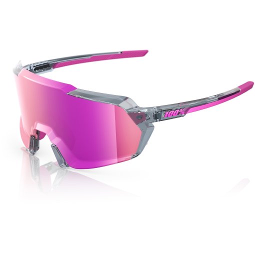 Foto de 100% Gafas - Korbin - Polished Translucent Grey - Purple Multilayer Mirror
