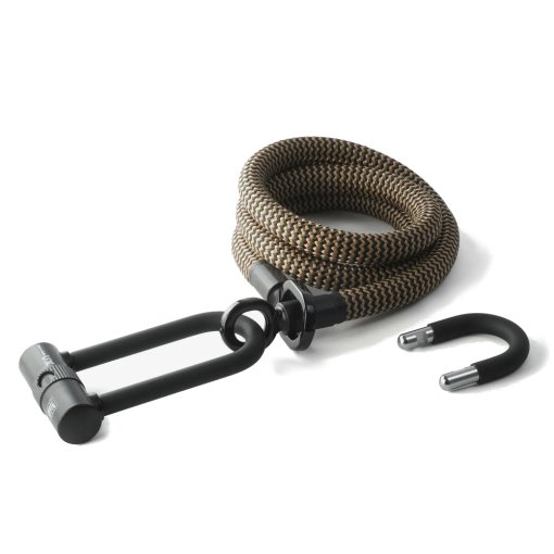 Foto de tex–lock Candado Cable - eyelet incl. U/X-Lock - 160 cm - wild hemp