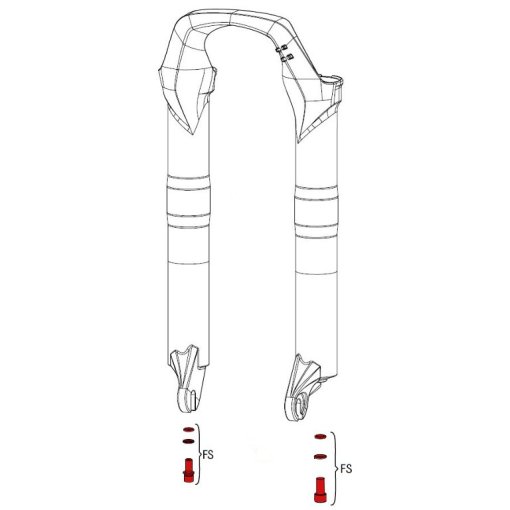 RockShox Servicekit für Sektor Gold / Argyle RCT - 11.4015.502.000