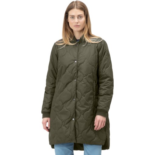 Productfoto van Norrona oslo thermo100 Mantel Dames - Olive Night