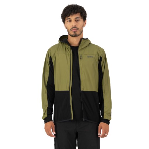 Foto de Mons Royale Chaqueta Cortavientos Hombre - Diversion Merino - fern / negro