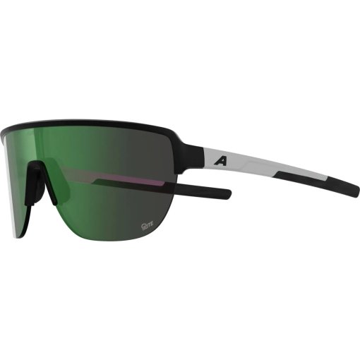 Photo produit de Alpina Ram 2.0 Q-Lite Lunettes - black-white matt/green mirror