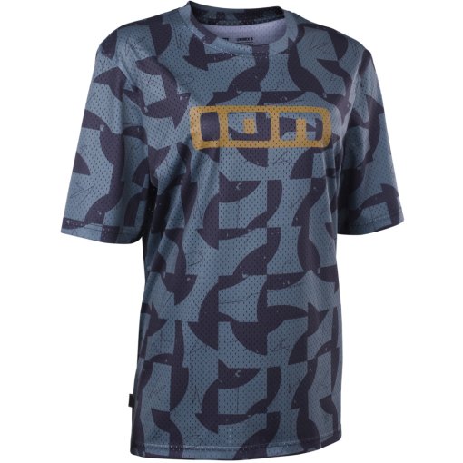 Picture of ION Bike Ionic Mesh AOP Short Sleeve Jersey Unisex - Sage Grey