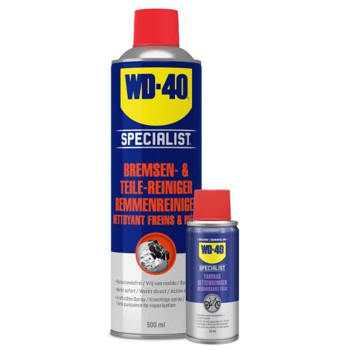 Picture of WD-40 Specialist Brake Cleaner Spray 500ml + Specialist Chain Cleaner 50ml
